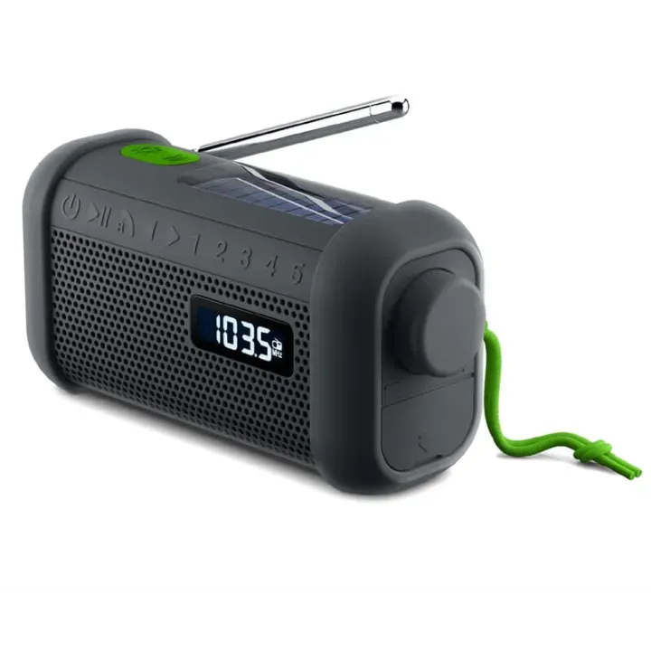 MH-08 | Muse radio bluetooth speaker with solar and wind-up mechanism - LT55019 (N0002)